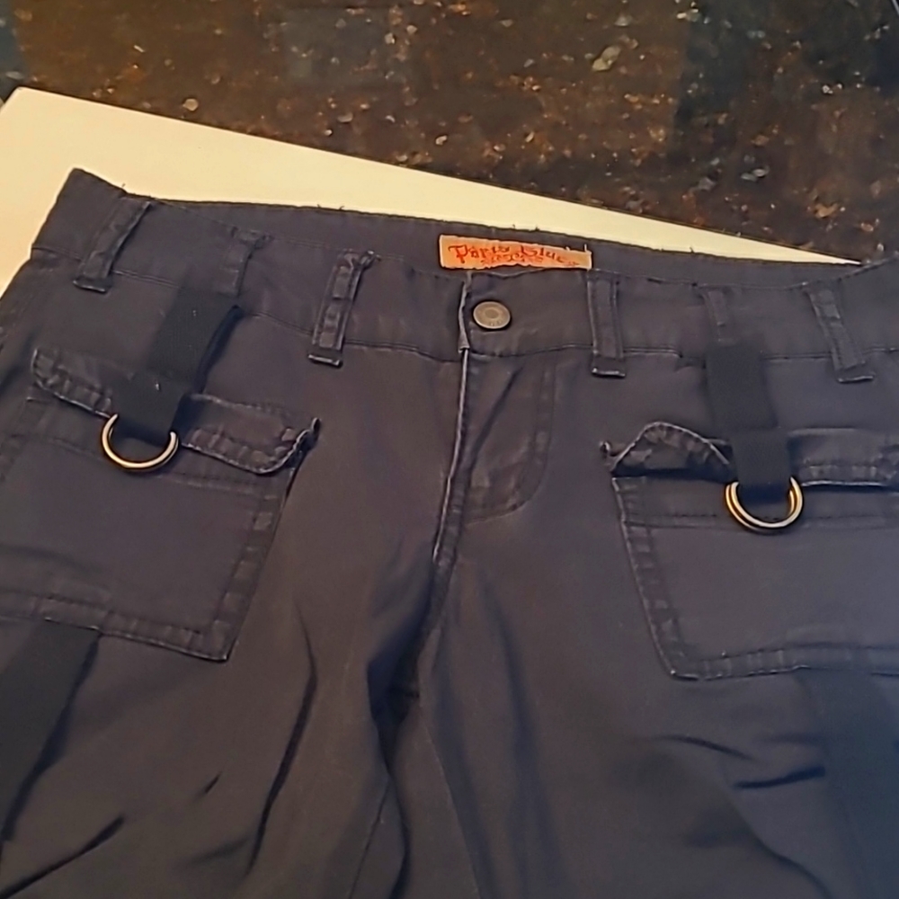 Paris Blues Cargo Capri Pant vintage retro